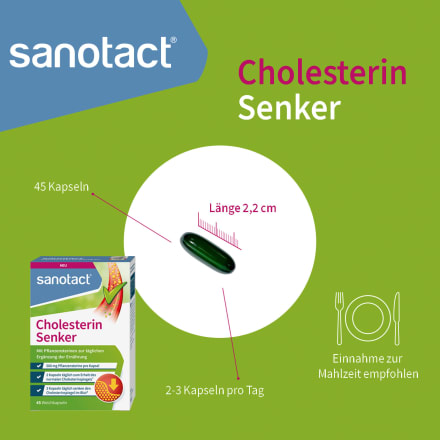 Cholesterin Senker Kapseln 45 St, 49 g