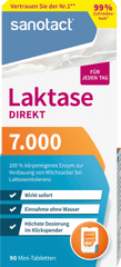 Lactase 7000 Direct Mini Tablets 90 pcs, 7.1 g