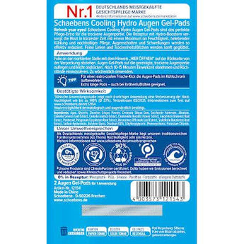 Augenpads Cooling Hydro (1 Paar) Schaebens