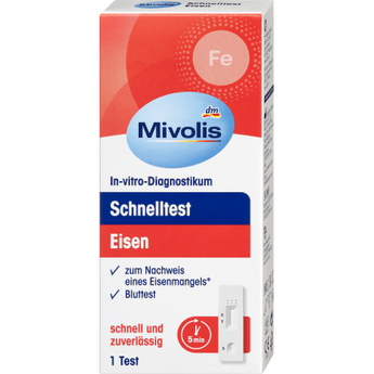 Schnelltest Eisen, 1 Anwendung, 1 St - VivaVoss