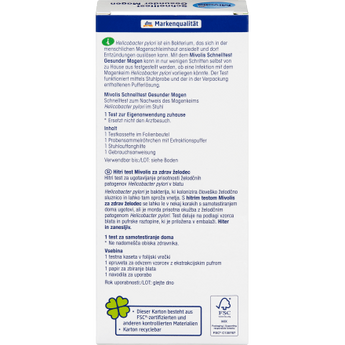 Schnelltest gesunder Magen, 1 Anwendung, 1 St - VivaVoss