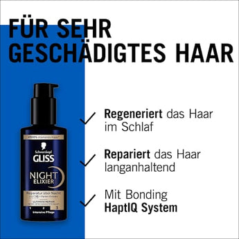 Haarkur Night Elixier Ultimate Repair Schwarzkopf GLISS