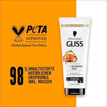Haarkur Total Repair 1 Min Express-Kur  Schwarzkopf GLISS