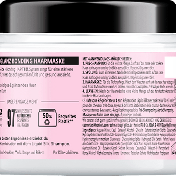 Haarmaske 4in1 Liquid Silk Schwarzkopf GLISS