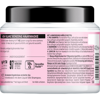Haarmaske 4in1 Liquid Silk Schwarzkopf GLISS