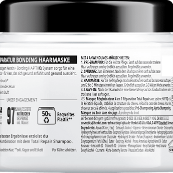 Haarmaske 4in1 Total Repair Schwarzkopf GLISS
