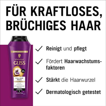 Shampoo Full Hair Magic Schwarzkopf GLISS