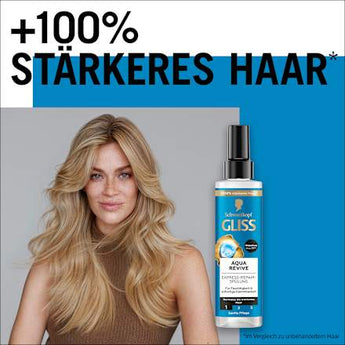 Sprüh-Conditioner Express-Repair Aqua Revive Schwarzkopf GLISS