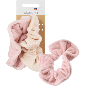 Scrunchies aus Frottee und Mikrofaser rosa, 2 St - VivaVoss