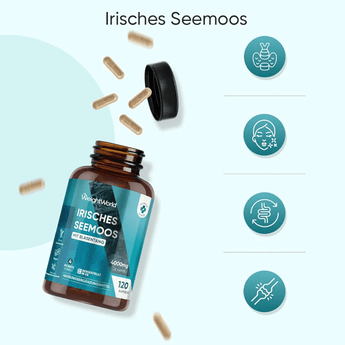 Sea Moss Kapseln 4000mg – Irish Moss mit Jod, Zink & Selen by WeightWorld – Available at VivaVoss