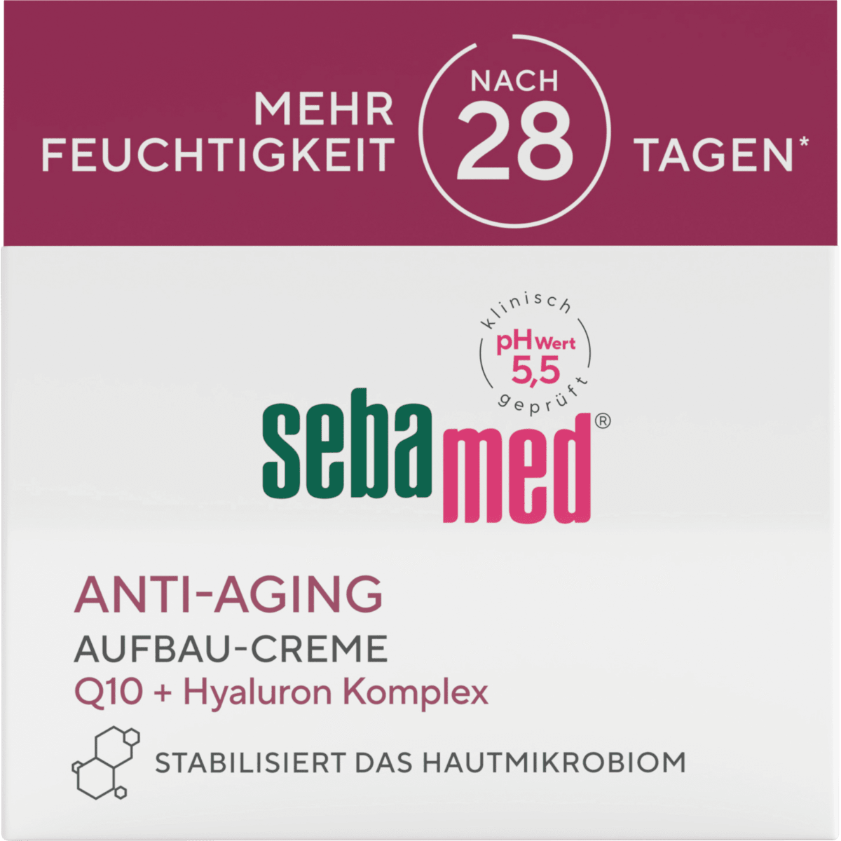 Anti Aging Gesichtscreme Q10 Aufbau, 50 ml