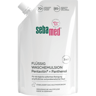 Flüssige Waschemulsion, seifenfrei Nachfüllpack, 400 ml