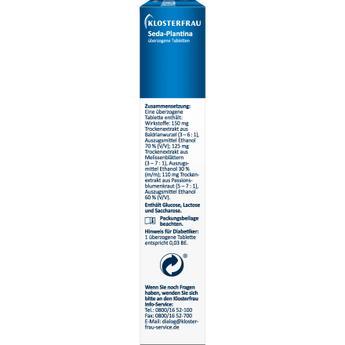 Seda - Plantina Innere Unruhe Tabletten, 30 St - VivaVoss