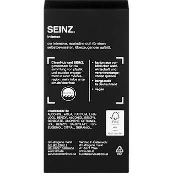 Intense Eau de Toilette SEINZ.