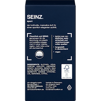 Sport Eau de Toilette SEINZ.