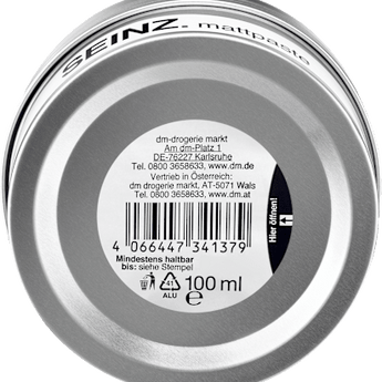 Styling Mattpaste SEINZ.