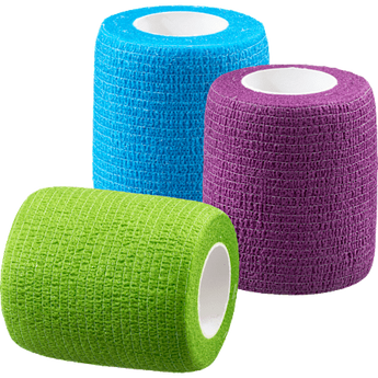 Selbsthaftende Bandage, 6 cm x 5 m (gedehnt), 1 Rolle Mivolis