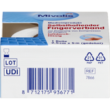Selbsthaftender Fingerverband, 2,5 cm x 5 m (gedehnt), 1 Rolle Mivolis