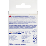 Selbsthaftender Fingerverband, 2,5 cm x 5 m (gedehnt), 1 Rolle Mivolis