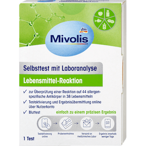Selbsttest mit Laboranalyse Lebensmittel-Reaktion, 1 Anwendung Mivolis