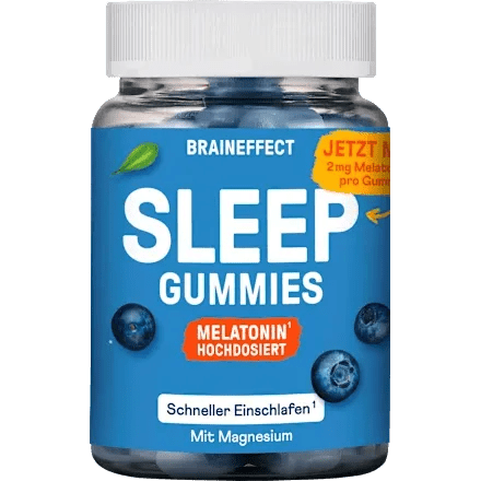 BRAINEFFECT Sleep gummies Blaubeere 30 St, 105 g – Schlafen & Nerven image_position | VivaVoss