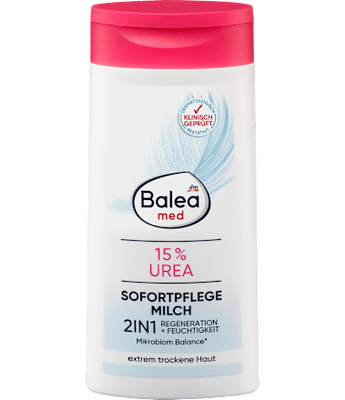 Sofortpflegemilch 2in1 15% Urea, 250 ml - VivaVoss