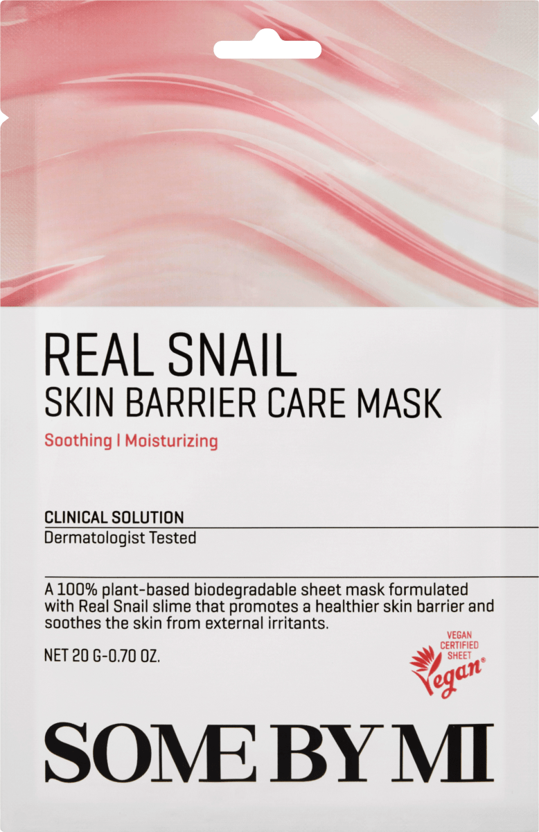 Tuchmaske Real Snail Skin Barrier Care, 20 g