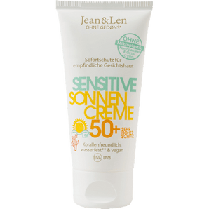 Sonnencreme Gesicht, sensitiv, LSF 50+ Jean&Len