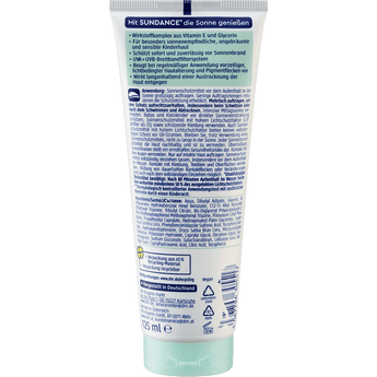 Sonnencreme Kids sensitiv LSF 50 SUNDANCE