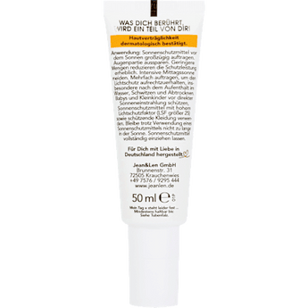 Sonnenfluid Gesicht sensitiv, hydro protect, LSF 50 Jean&Len