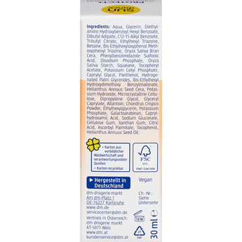 Sonnenfluid Serum Gesicht, UV Protect+ LSF 50+ SUNDANCE