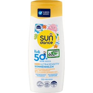 Sonnenmilch Kids MED ultra sensitiv LSF 50+ SUNDANCE