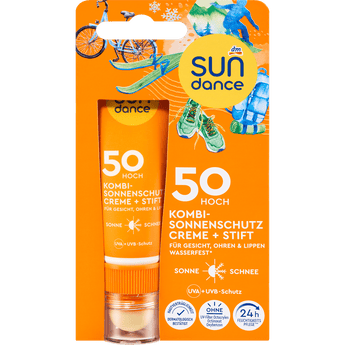 Sonnenschutz Kombi Gesicht Creme + Stift LSF 50 (25 ml & 3 g) SUNDANCE