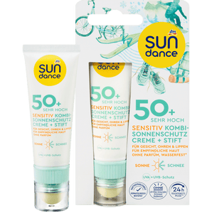 Sonnenschutz Kombi Gesicht sensitiv Creme & Stift, LSF 50 (25 ml & 3 g) SUNDANCE