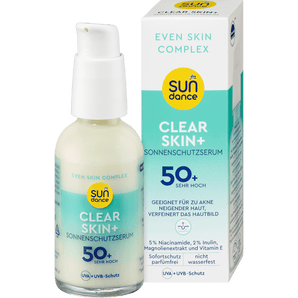 Sonnenschutzserum Gesicht clear skin+ LSF 50+ SUNDANCE