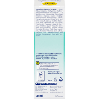 Sonnenschutzserum Gesicht clear skin+ LSF 50+ SUNDANCE