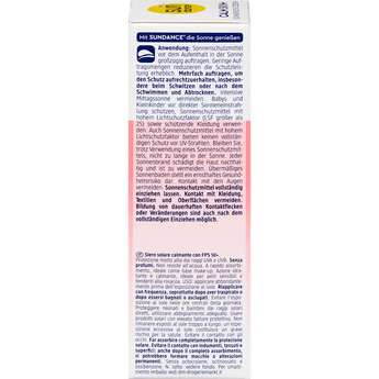 Sonnenserum calm skin+, LSF 50+ SUNDANCE