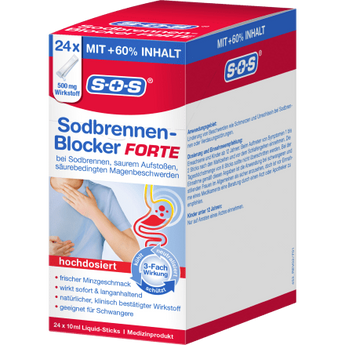 SOS Sodbrennen Blocker Forte 24 St, 240 ml - VivaVoss