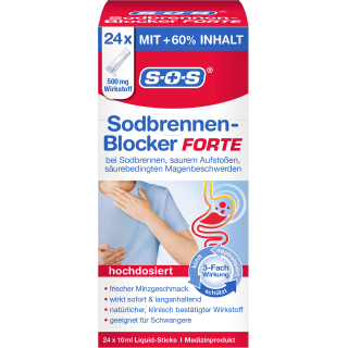 SOS Sodbrennen Blocker Forte 24 St, 240 ml - VivaVoss