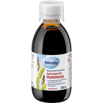 Spitzwegerich Hustensirup  Mivolis