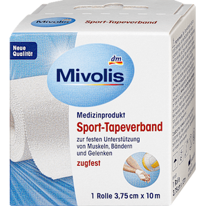 Sport-Tapeverband, 1 Rolle Mivolis