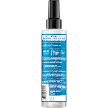 Sprüh-Conditioner Express-Repair Aqua Revive Schwarzkopf GLISS