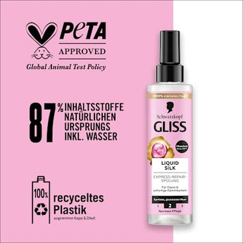 Sprüh-Conditioner Express-Repair Liquid Silk Schwarzkopf GLISS