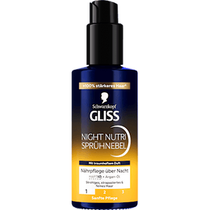 Sprühnebel Night Nutri Schwarzkopf GLISS