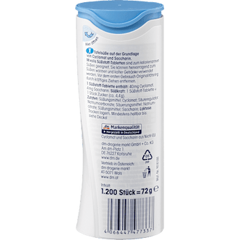 Süßstoff Tabletten, 1.200 St. Mivolis