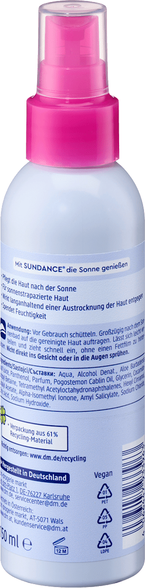 After Sun Spray beautiful summer scent SUNDANCE