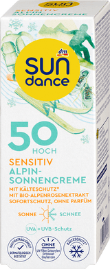 Sonnencreme Alpin sensitiv mit Kälteschutz, LSF 50 SUNDANCE