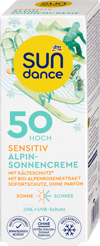 Sonnencreme Alpin sensitiv mit Kälteschutz, LSF 50 SUNDANCE