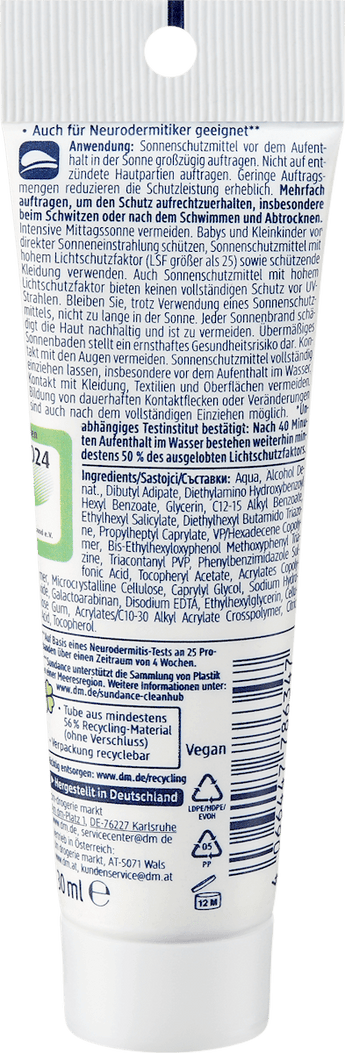 Sonnencreme Gel MED ultra sensitiv LSF 50+, Reisegröße SUNDANCE