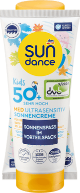 Sonnencreme Kids MED ultra sensitiv LSF 50+ (2 Stück) SUNDANCE
